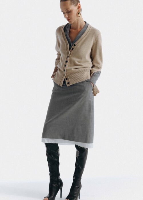 Cardigan bej
