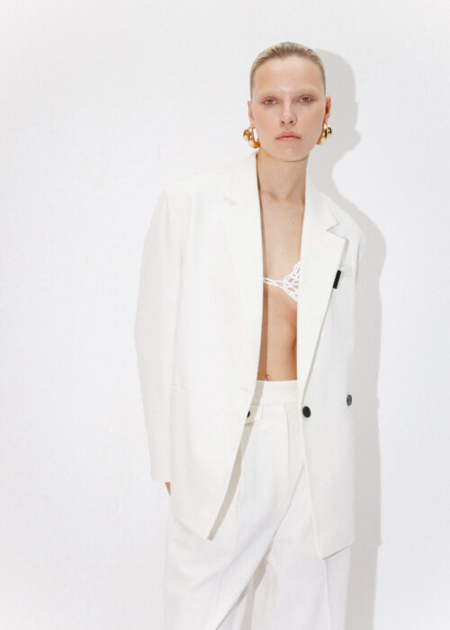 Cotton white jacket