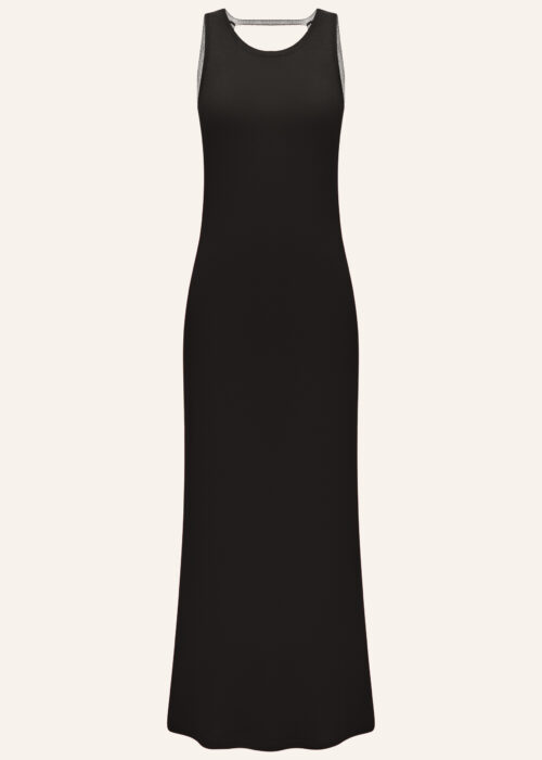 Knitted dress black