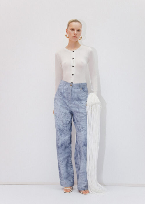 Pants leather