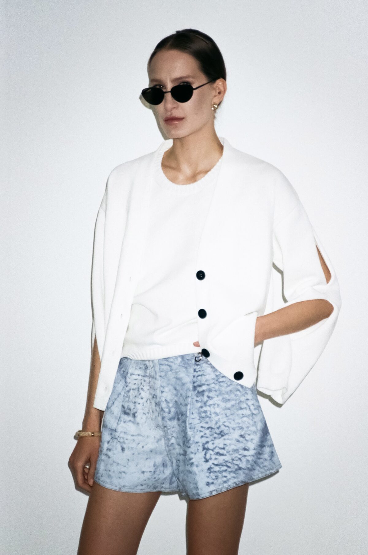 Leather croco skirt Leather croco skirt