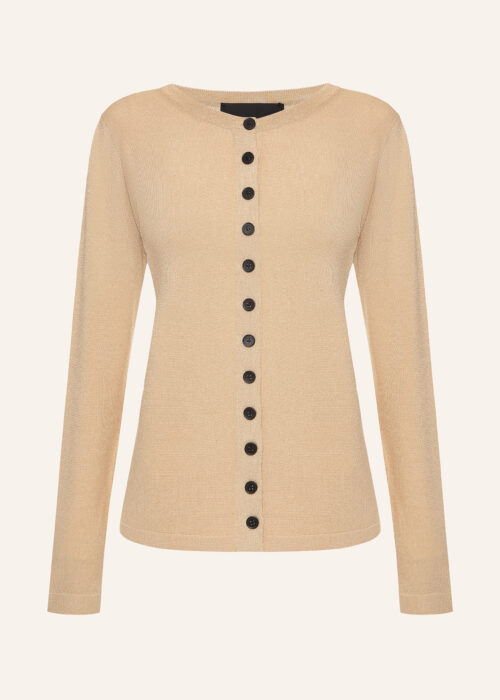Bej knitted cardigan