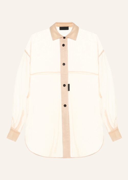 Silk shirt bej