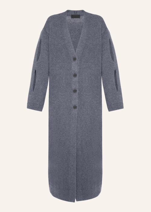 Long cardigan grey
