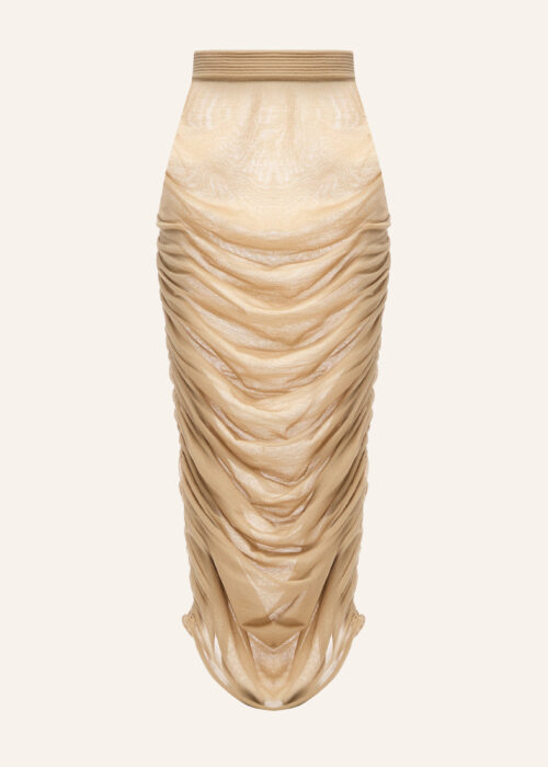 Knitted skirt bej