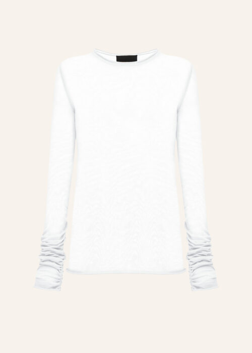 Longsleeve knitted white