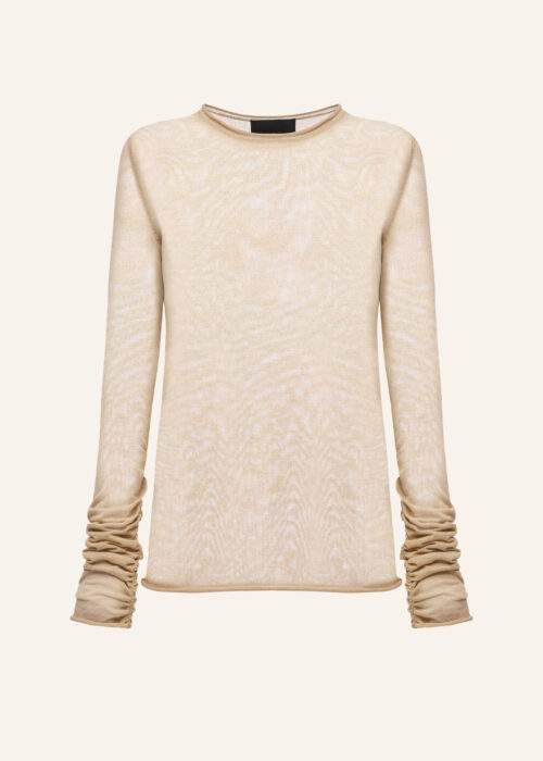 Longsleeve knitted bej
