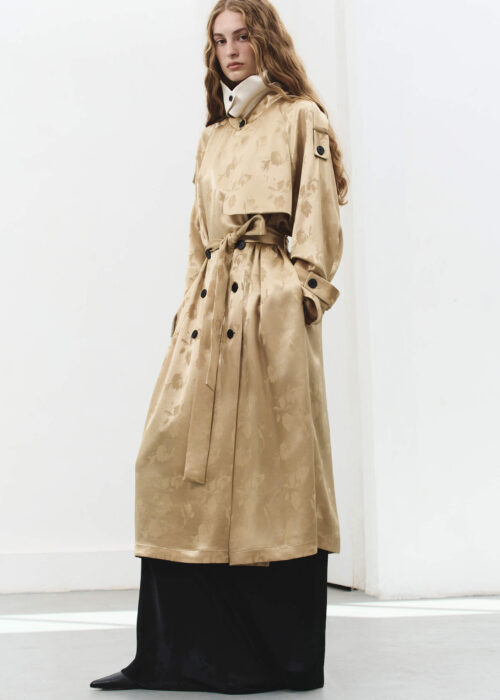 Viscose bej coat