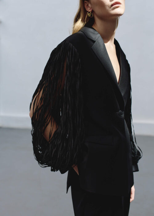 Wool black jacket