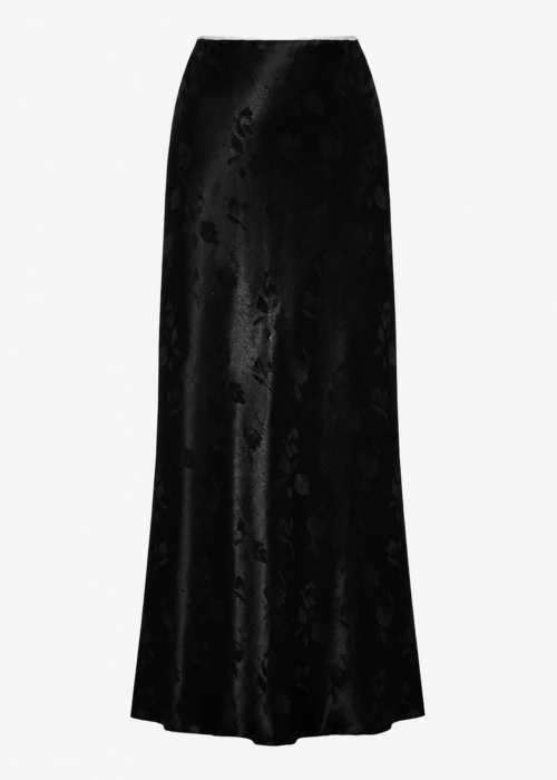 Viscose black skirt