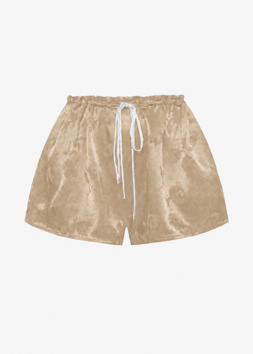Viscose bej shorts