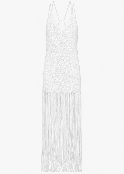 Еко- біла сукня
