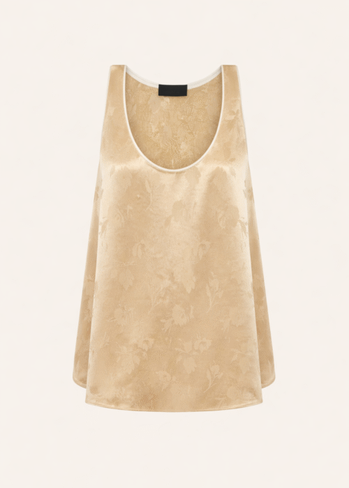 Viscose bej t-shirt