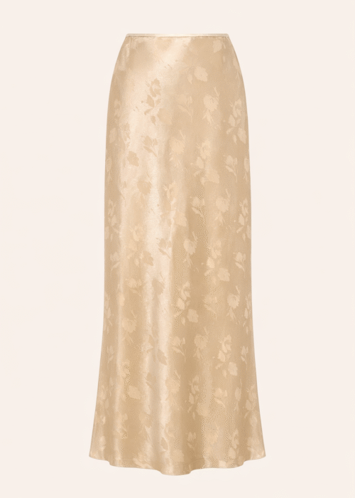 Viscose bej skirt