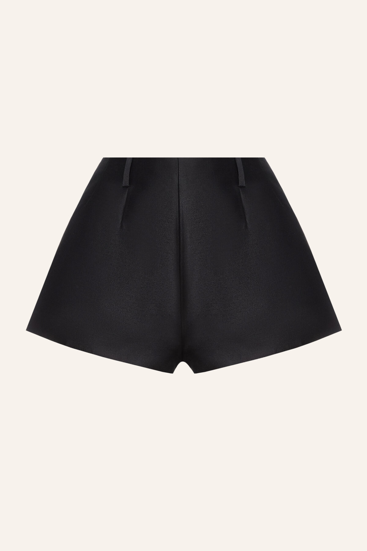 Wool black shorts