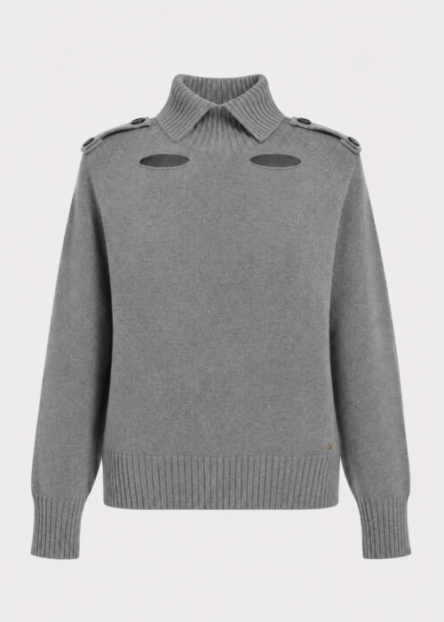 Grey cashmere sweater