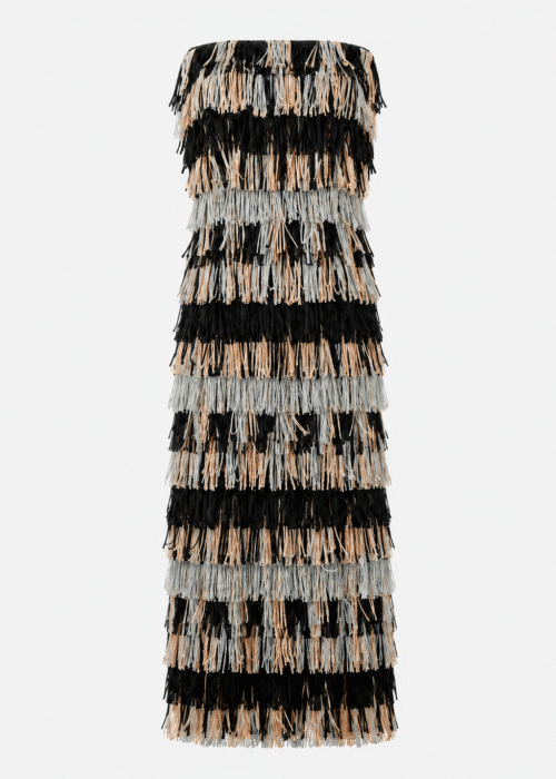 Wool grey/bej dress