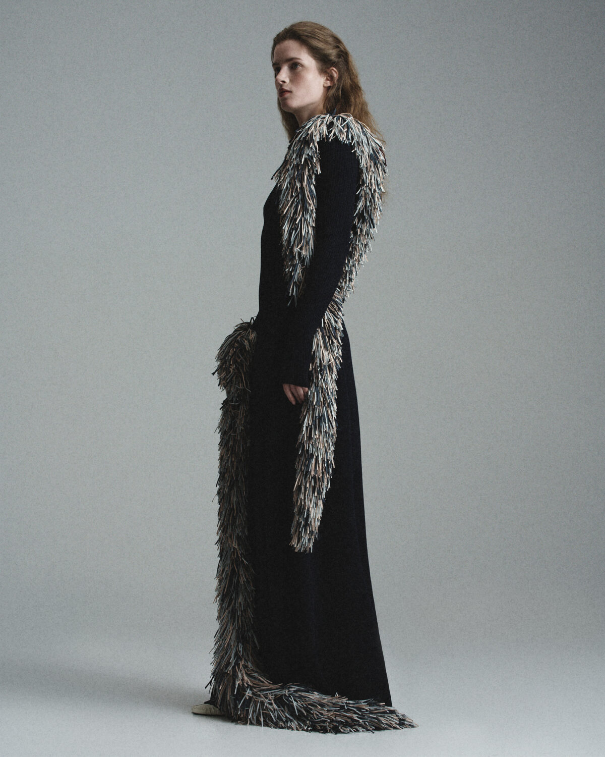 Brown belt fur