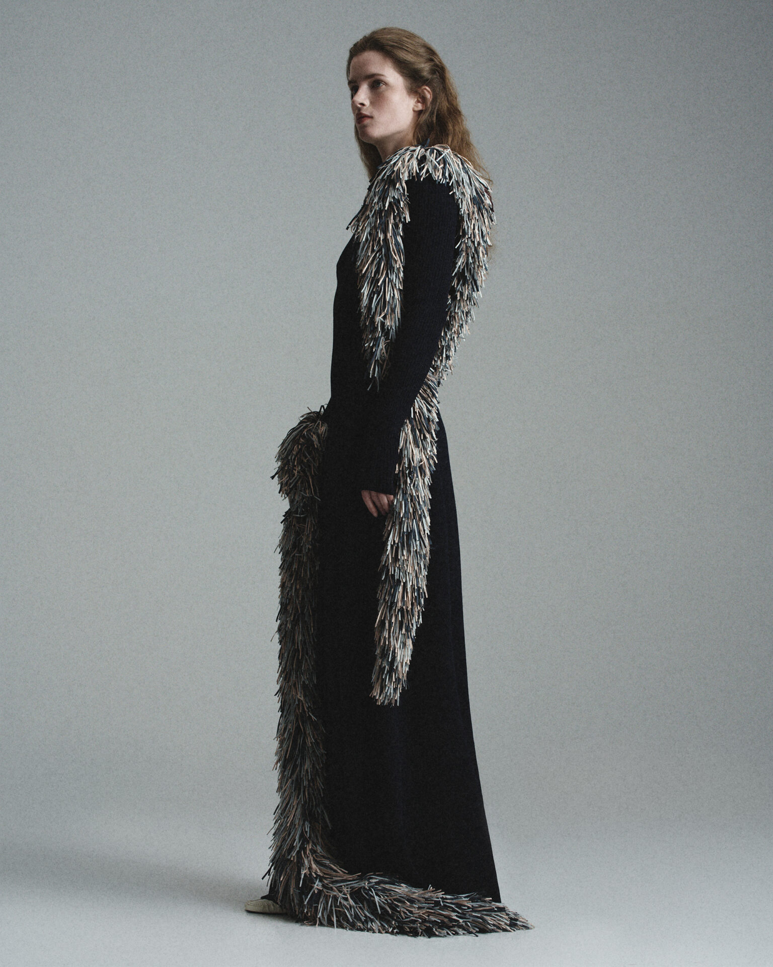 Brown belt fur