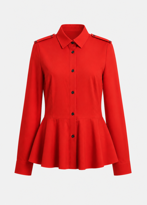 Cotton red shirt